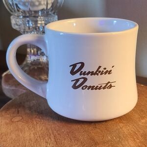 Vintage Style Dunkin' Donuts Mug Diner Retro Dunkie Man Ceramic Coffee Cup 14oz